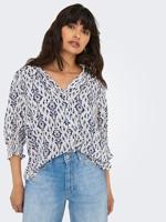 Only Onlraya 3/4 Shirt Wvn Noos T-shirts Night Sky Ocean Graphic - thumbnail