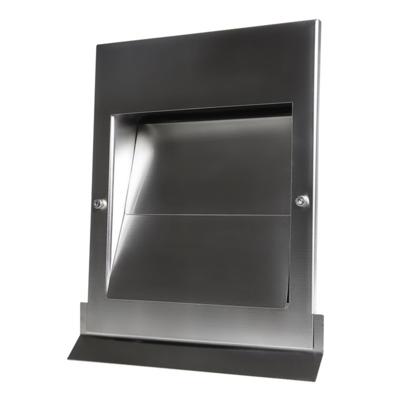 Overdruk Ventilatierooster Sigma 15 cm Geborsteld RVS Weckx Overdruk Ventilatierooster Sigma 15 cm Geborsteld RVS Weckx