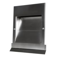 Overdruk Ventilatierooster Sigma 15 cm Geborsteld RVS Weckx - thumbnail