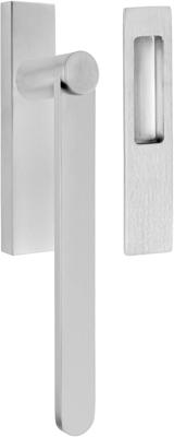 Formani Bertram Beerbaum TENSE BB231 hefschuifdeurbeslag - mat RVS