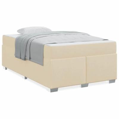 Bedframe Crème 120 x 190 cm Stof