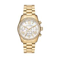Michael Kors MK7241 Horloge Lexington Chrono staal goudkleurig-wit 38 mm - thumbnail