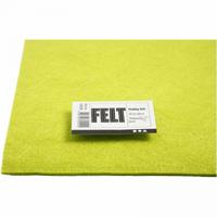 Creativ Company Hobbyvilt, vel 42x60 cm, dikte 3 mm, lichtgroen, 1 vel - thumbnail