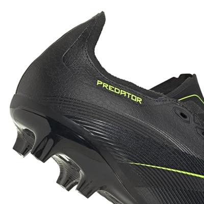 adidas Predator League Gras / Kunstgras Voetbalschoenen (MG) Zwart Donkergrijs Neongeel adidas Predator League Gras / Kunstgras Voetbalschoenen (MG) Zwart Donkergrijs Neongeel