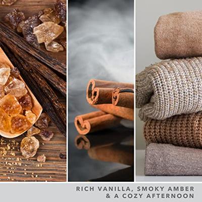 Yankee Candle smoked vanilla & cashmere signature large jar