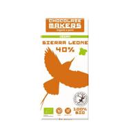 Chocolatemakers Little bee eather 40% vegan bio 80 Gram - thumbnail