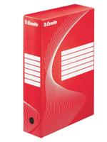 Archiefdoos esselte boxycolor 80mm 250x352mm rood | 25 stuks - thumbnail