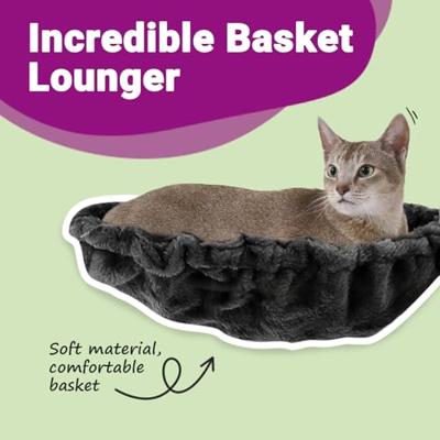 VidaXL Kattenmeubel met sisal krabpalen 60 cm donkergrijs