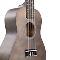 Cascha CUC101S concert ukelele set zwart - thumbnail