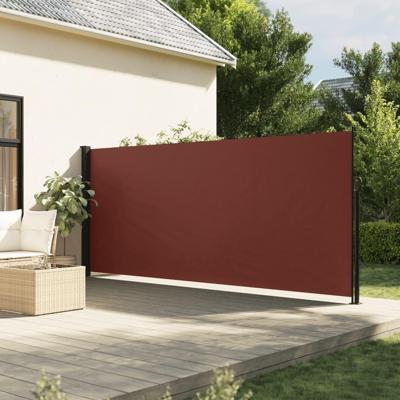 Windscherm uittrekbaar 180x600 cm bruin Windscherm uittrekbaar 180x600 cm bruin