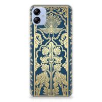 Samsung Galaxy A04e | TPU Case | Beige Flowers - thumbnail