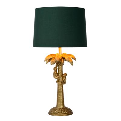 Lucide EXTRAVAGANZA COCONUT - Tafellamp - Ø 30,5 cm - 1xE27 - Mat Goud / Messing