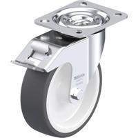 Blickle L-POTH 125G-FI Zwenkwiel met rem Wieldiameter: 125 mm Draagvermogen (max.): 250 kg 1 stuk(s) - thumbnail