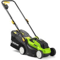 Rasaerba a batteria - FIELDMANN - 20V - Taglio 33 cm - Altezza max 65 mm - Batteria e caricabatteria non inclusi - thumbnail