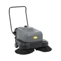 Veegmachine - werkt op batterijen - 4000 m²/u - 2 borstels van elk 46 cm - thumbnail