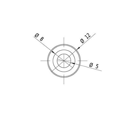 Picotronic Lasermodule DOE Rood 1 mW DD635-1-3(12x38)-DOE-C1500