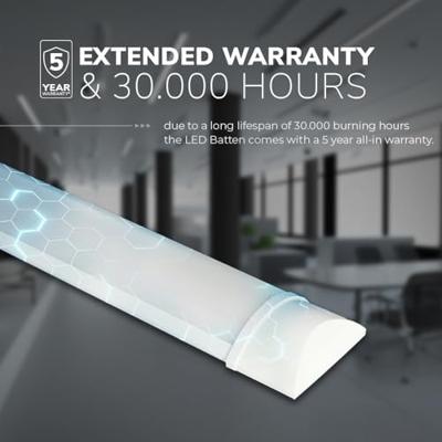 LED Batten 150cm - 50 Watt 6000lm (120lm/W) - 6400K daglicht wit - Vervangt 400 Watt - Samsung SMD LED chips - Flikkervrij - IP20 Stofdicht - Onderbouwverlichting