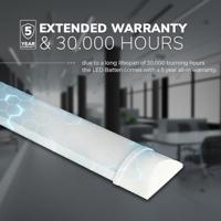 LED Batten 150cm - 50 Watt 6000lm (120lm/W) - 6400K daglicht wit - Vervangt 400 Watt - Samsung SMD LED chips - Flikkervrij - IP20 Stofdicht - Onderbouwverlichting - thumbnail