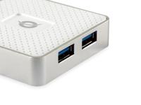 Conceptronic HUBBIES03W USB 3.2 Gen 1-hub 4 poorten Wit - thumbnail
