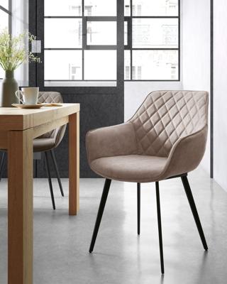 Kave Home Amira eetkamerstoel Taupe