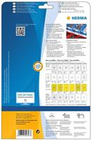 Herma 4697 Folie-etiketten 105 x 148 mm Polyester folie Wit 100 stuk(s) Extra sterk hechtend Laser (zwart/wit), Laser (kleur), Kopiëren (zwart/wit), Kopiëren - thumbnail
