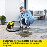 Kärcher Home & Garden WD 1 Compact Battery 1.198-301.0 Nat- en droogzuiger 230 W 7 l Incl. accu - thumbnail