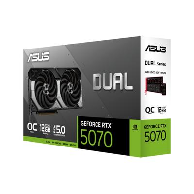 Grafische kaart Asus 90YV0M17-M0NA00 nvidia geforce rtx 5070 12 GB GDDR6 - thumbnail