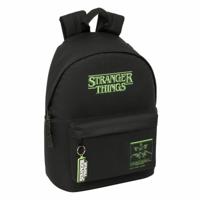 Schoolrugzak Stranger Things Zwart 31 x 41 x 16 cm - thumbnail