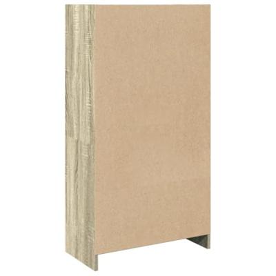 Boekenkast 57x28,5x107,5 cm bewerkt hout sonoma eikenkleurig Boekenkast 57x28,5x107,5 cm bewerkt hout sonoma eikenkleurig