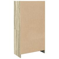 Boekenkast 57x28,5x107,5 cm bewerkt hout sonoma eikenkleurig - thumbnail