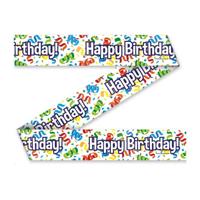Paperdreams Party tape - happy birthday cartoon 12 m - thumbnail
