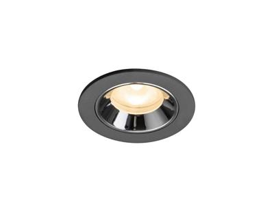 SLV InbouwspotNuminos XS zwart/chroom 2700K - 55gr - 1009279