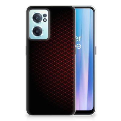 OnePlus Nord CE 2 5G | TPU bumper | Geruit Rood OnePlus Nord CE 2 5G | TPU bumper | Geruit Rood