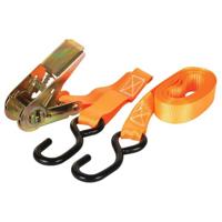 Perel ratelspanband 500 kg 4,5 meter x 25 mm polyester oranje - thumbnail