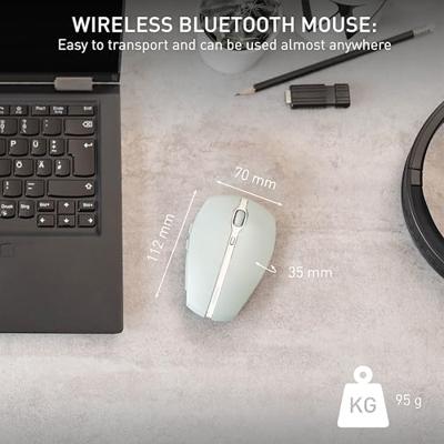 CHERRY GENTIX BT Muis Bluetooth Optisch Groen 7 Toetsen 1000 dpi, 2000 dpi Geïntegreerd scrollwiel, Oplaadbaar