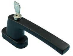 AMI veiligheids draai-kiep raamgreep 812 - SKG** - stift 7x32mm - zwart - 425560
