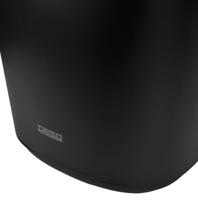 Desq Afvalemmer 50 liter – touch-afvalemmer, onzichtbare bevestigingsring voor vuilniszakken, roestvrij staal, softclose, Dutch Design, zwart - thumbnail