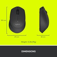 Logitech M280 muis Rechtshandig RF Draadloos Optisch 1000 DPI - thumbnail