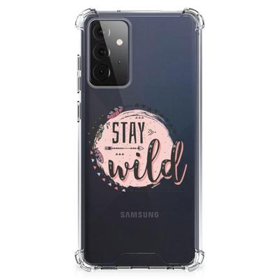 Samsung Galaxy A72 4G/5G Stevig | Bumper Hoesje | Boho Stay Wild Samsung Galaxy A72 4G/5G Stevig | Bumper Hoesje | Boho Stay Wild