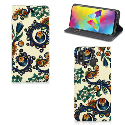 Telefoon Hoesje Samsung Galaxy M20 Barok Flower