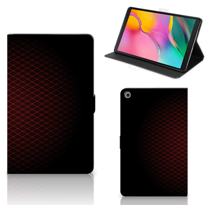 Samsung Galaxy Tab A 10.1 (2019) Tablet Hoes Geruit Rood Samsung Galaxy Tab A 10.1 (2019) Tablet Hoes Geruit Rood