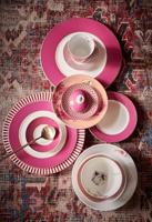 Pip Studio Royal Stripes Dinerbord Donkerroze 26.5cm - thumbnail