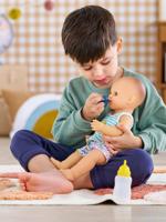 Paul doet pipi grote pop groen - thumbnail