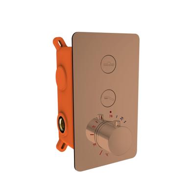 Inbouw Douchekraan Best Design Clic Dijon 2-weg Thermostaat PVD Glans Brons