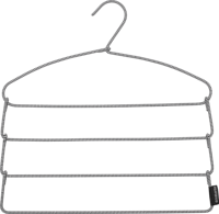 Brabantia soft touch broekenhanger black/white - thumbnail