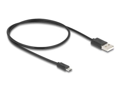 Delock 18645 HDMI Switch 2 x HDMI in naar 1 x HDMI uit 8K 60 Hz met geïntegreerde kabel 50cm