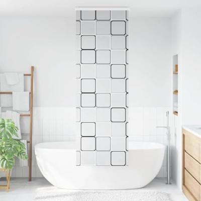 VidaXL Doucherolgordijn met cassette 80x240 cm stofbreedte 76 cm VidaXL Doucherolgordijn met cassette 80x240 cm stofbreedte 76 cm