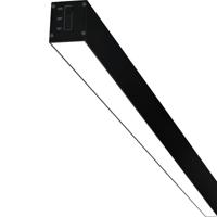 Lineaire LED Hanglamp - Lijnverlichting - Kozolux Tino - 40W 4200lm - Helder/Koud Wit 6500K - 120cm - Zwart - thumbnail
