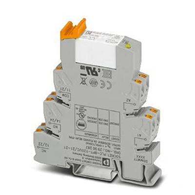 Phoenix Contact PLC-RPT-120UC/21-21AU Relaismodule (modulair) Nominale spanning: 120 V/AC Schakelstroom (max.): 50 mA 2x wisselcontact 1 stuk(s)
