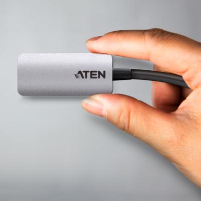 ATEN UC3008A1 USB grafische adapter 4096 x 2160 Pixels Zilver